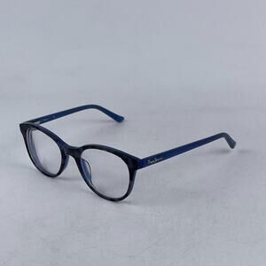 Pepe Gecko PJ 3285 Women Eyeglasses Frame Black Blue Plastic Full‎ Rim 48-19-140